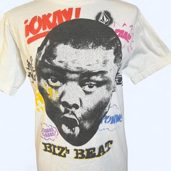 Vintage Volcom Biz Markie Yo Gabba Gabba retro rap rare tee Size Small - Picture 2 of 8